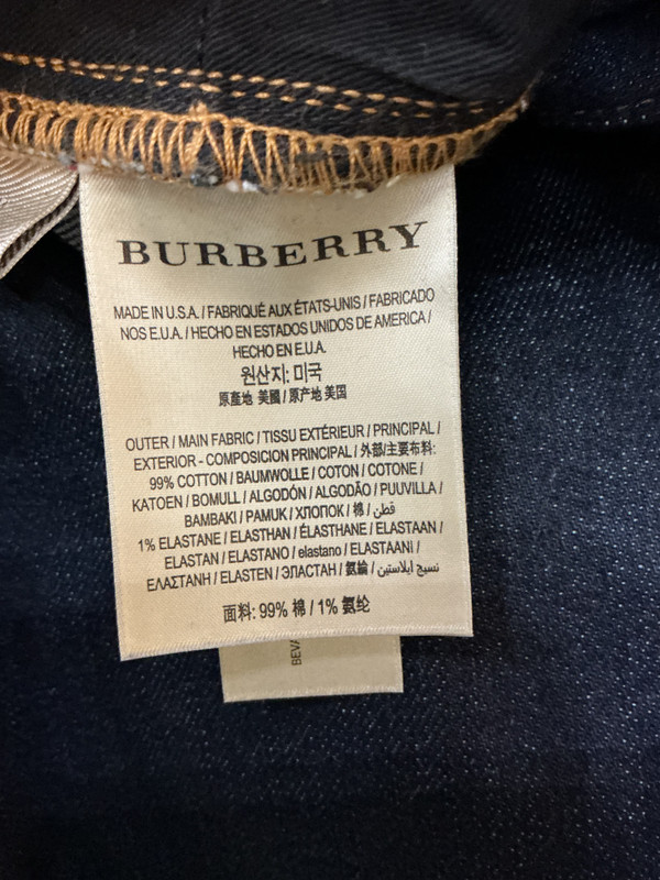 BURBERRY BRIT SLIM FIT DENIM JEANS