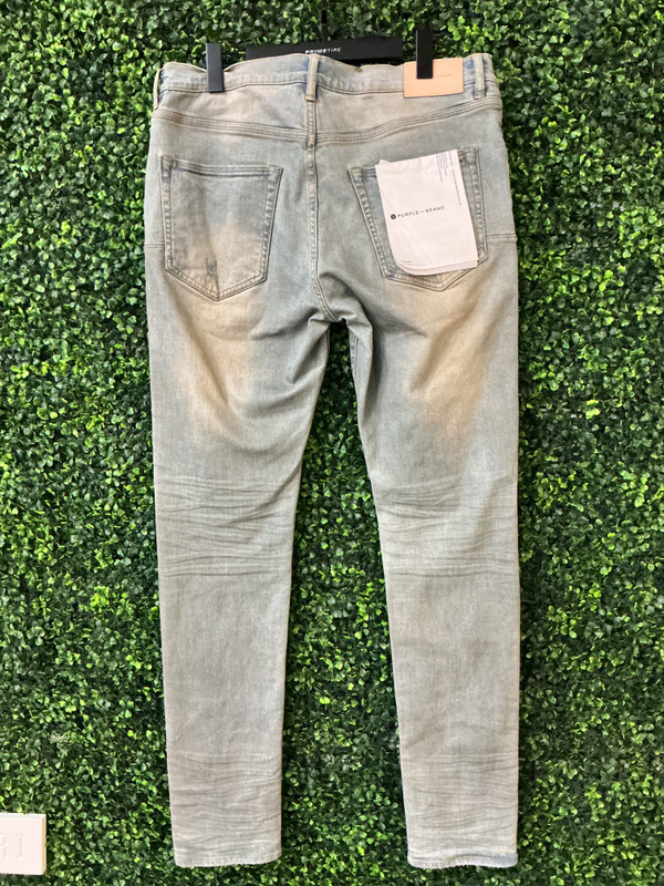 PURPLE BRAND DISTRESSED DENIM BLUE JEANS (SZ 34)