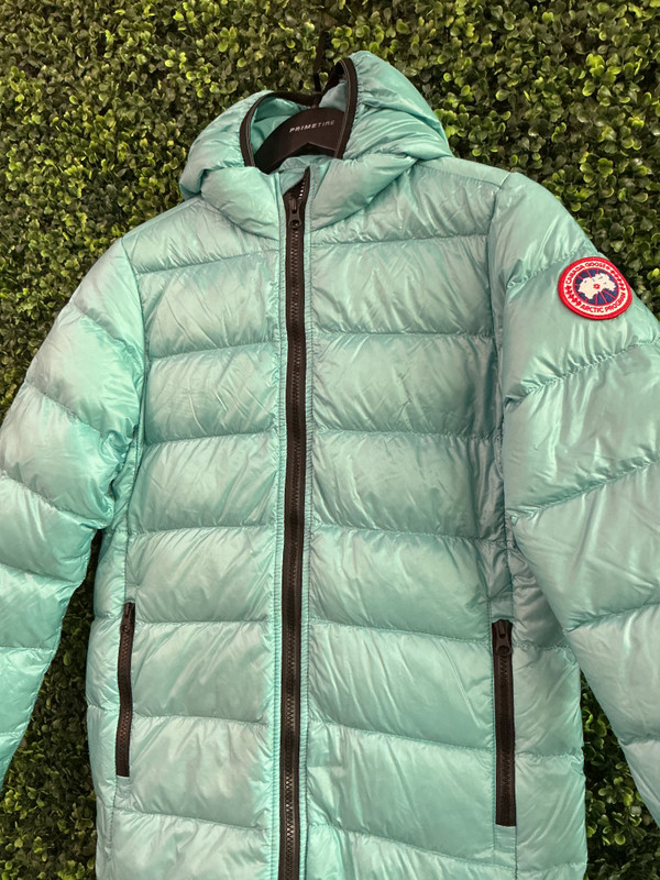 CANADA GOOSE CROFTON HOODED JACKET (GIRL'S LARGE)