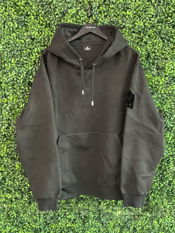 MACKAGE BLACK NYLON HOODIE
