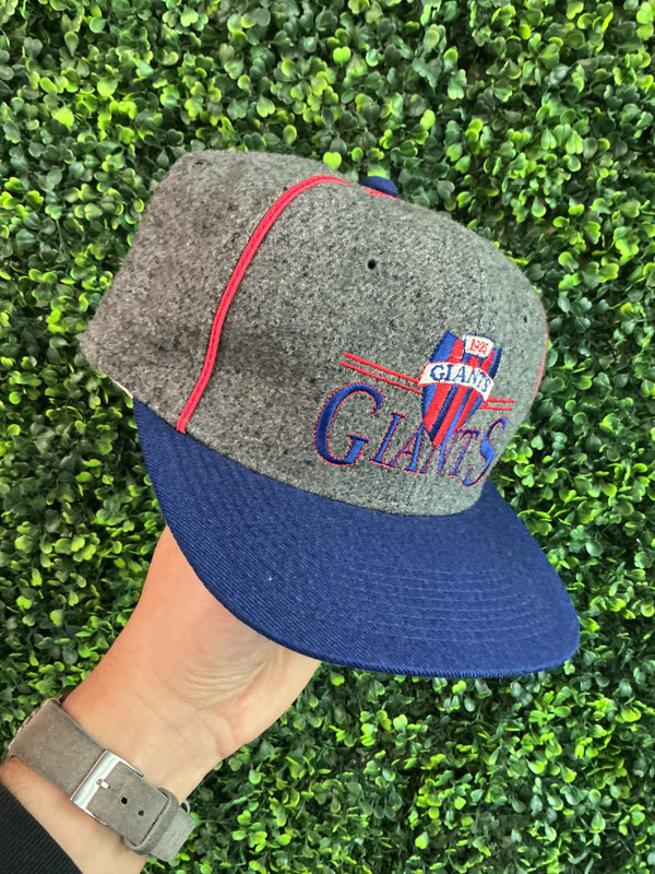 VINTAGE NEW YORK GIANTS WOOL THE GAME SNAPBACK