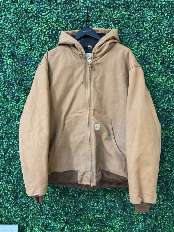 VINTAGE CARHARTT MADE IN THE USA ACTIVE HOODED JACKET