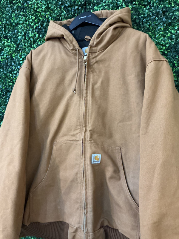 VINTAGE CARHARTT MADE IN THE USA ACTIVE HOODED JACKET