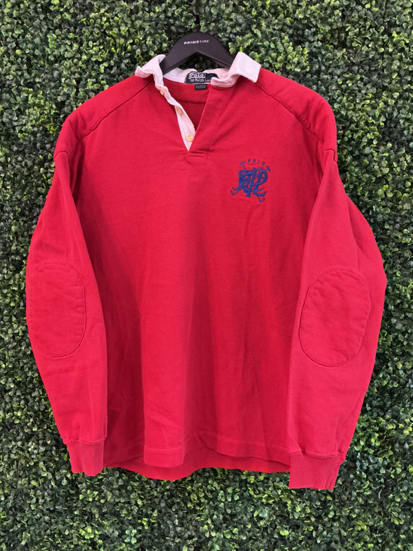 VINTAGE POLO RALPH LAUREN SCRIBBLE RUGBY