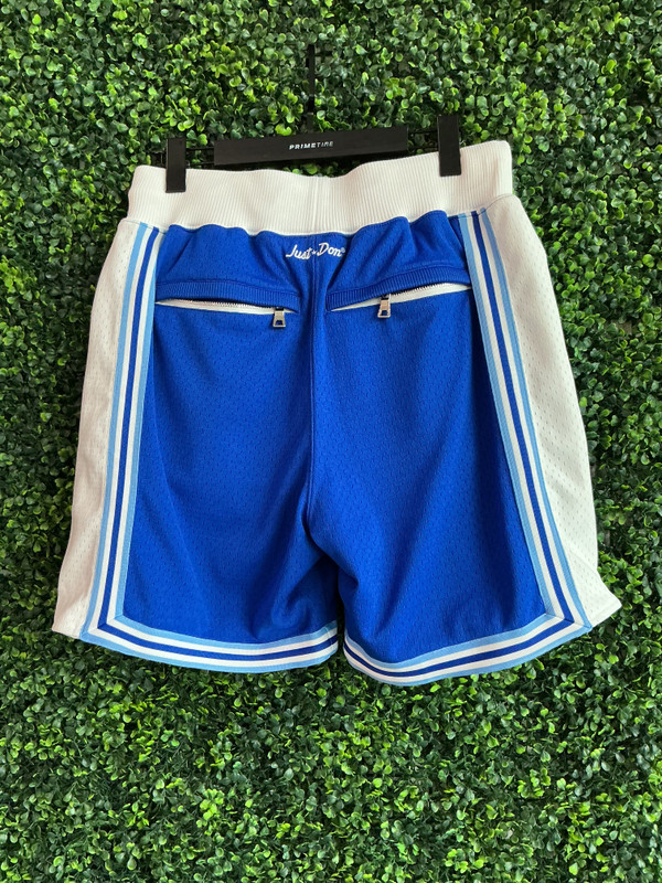 LOS ANGELES LAKERS JUST DON X MITCHELL & NESS SHORTS (SZ M)