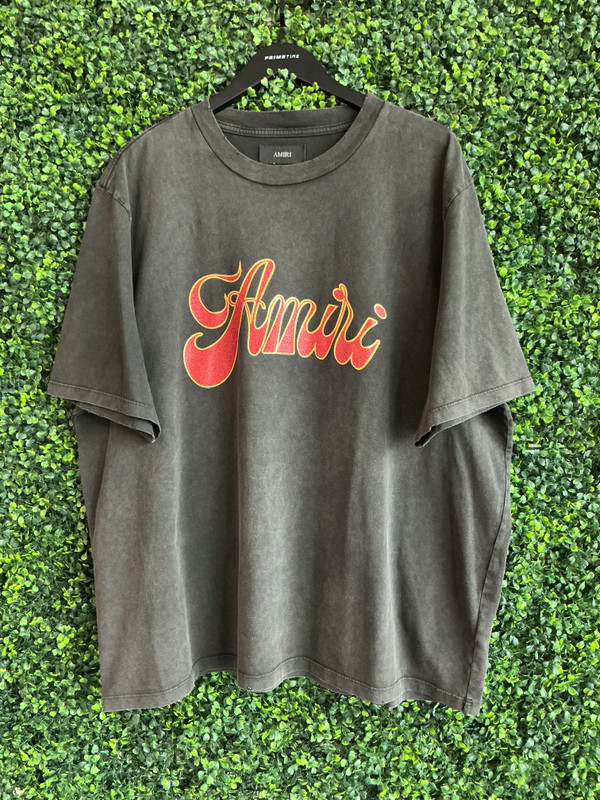 AMIRI GROOVY LOGO PRINT TEE