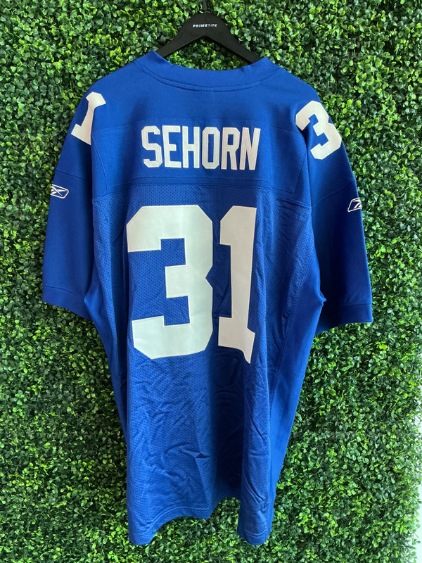 JASON SEHORN NEW YORK GIANTS AUTHENTIC REEBOK JERSEY