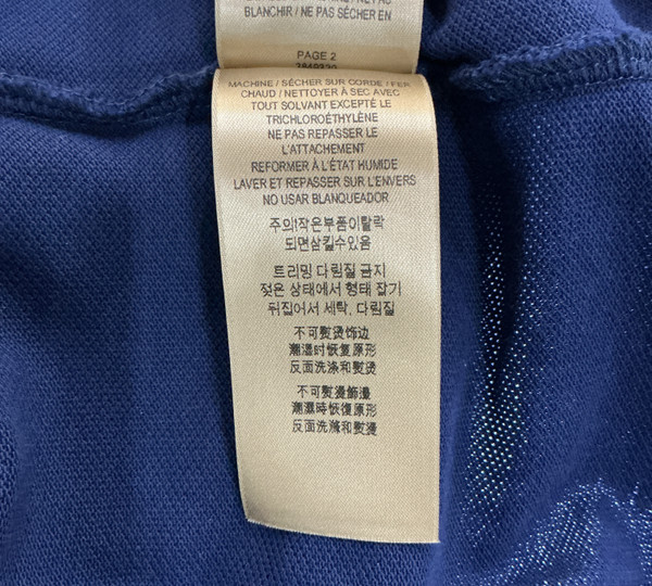 BURBERRY LONDON NAVY SHORT SLEEVE POLO