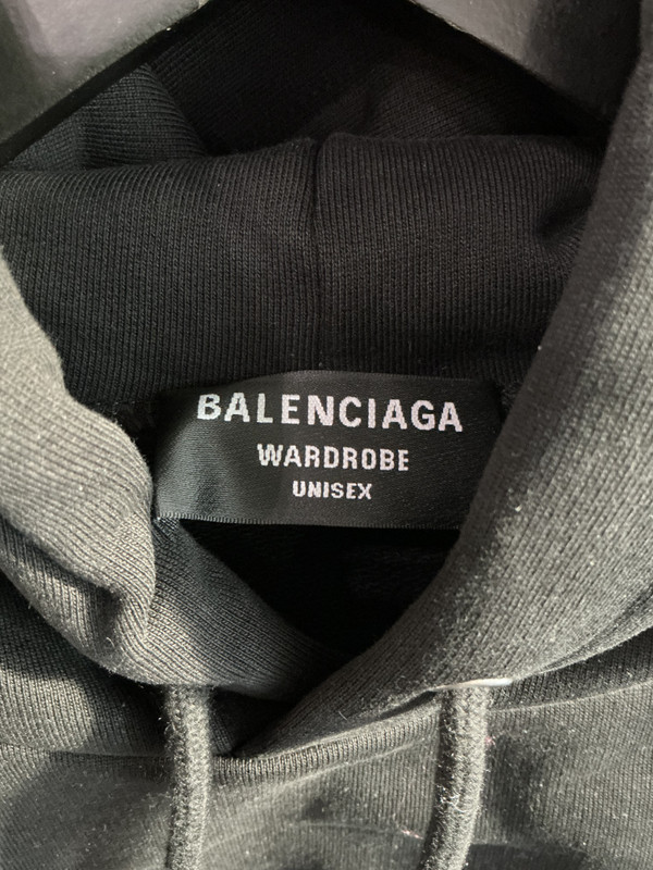 BALENCIAGA BLACK CAMPAIGN HOODIE