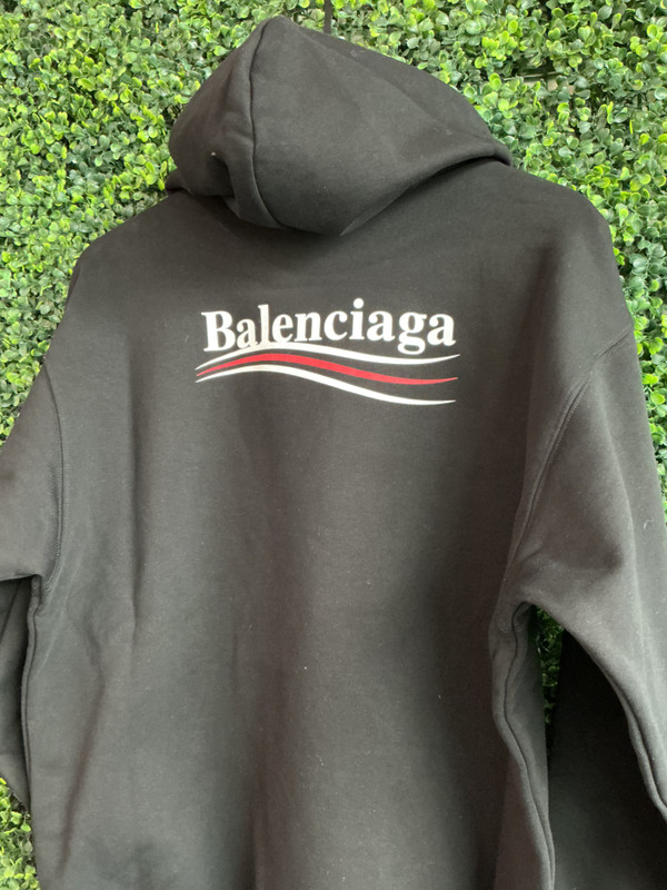 BALENCIAGA BLACK CAMPAIGN HOODIE