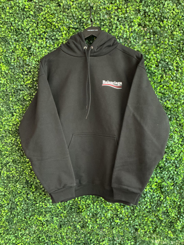 BALENCIAGA BLACK CAMPAIGN HOODIE