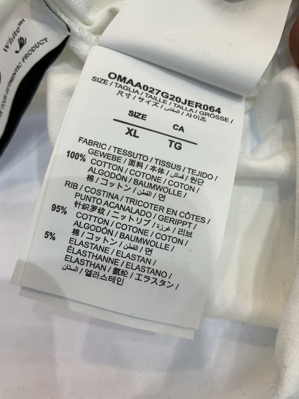 BRAND NEW OFF WHITE CARTON ARROWS TEE