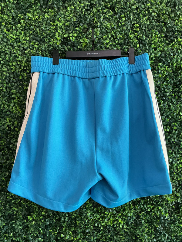 PALM ANGELS BLUE TRACK SHORTS