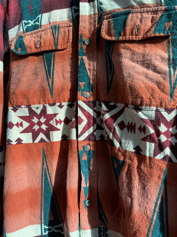 VINTAGE POLO RALPH LAUREN AZTEC L/S WESTERN SHIRT