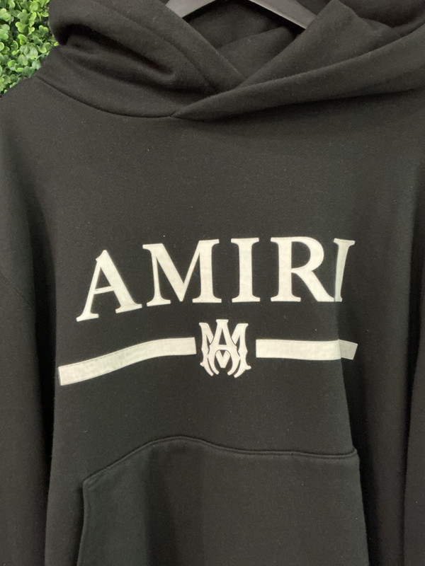 AMIRI M.A. BAR LOGO HOODIE BLACK