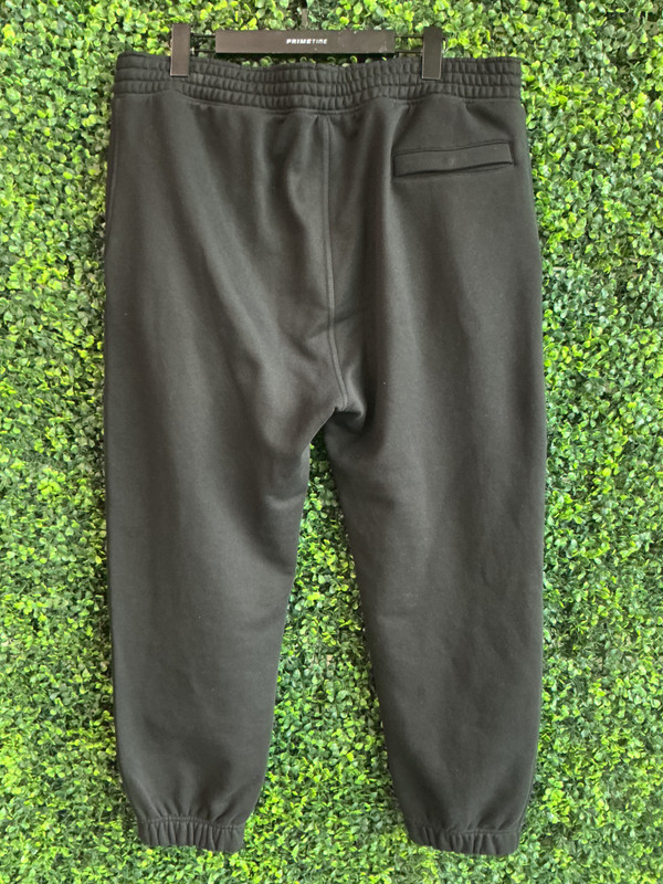 GIVENCHY BLACK EMBROIDERED SWEATPANTS