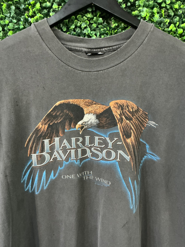 VINTAGE HARLEY DAVIDSON ONE WITH THE WIND TEE