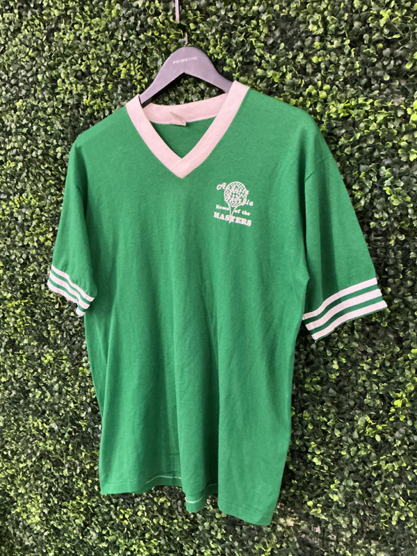 VINTAGE  MASTERS GULF COAST SPORTSWEAR RINGER TEE