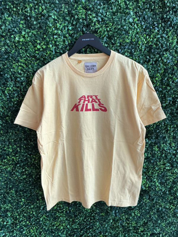 GALLERY DEPT ART THAT KILLS YELLOW TEE