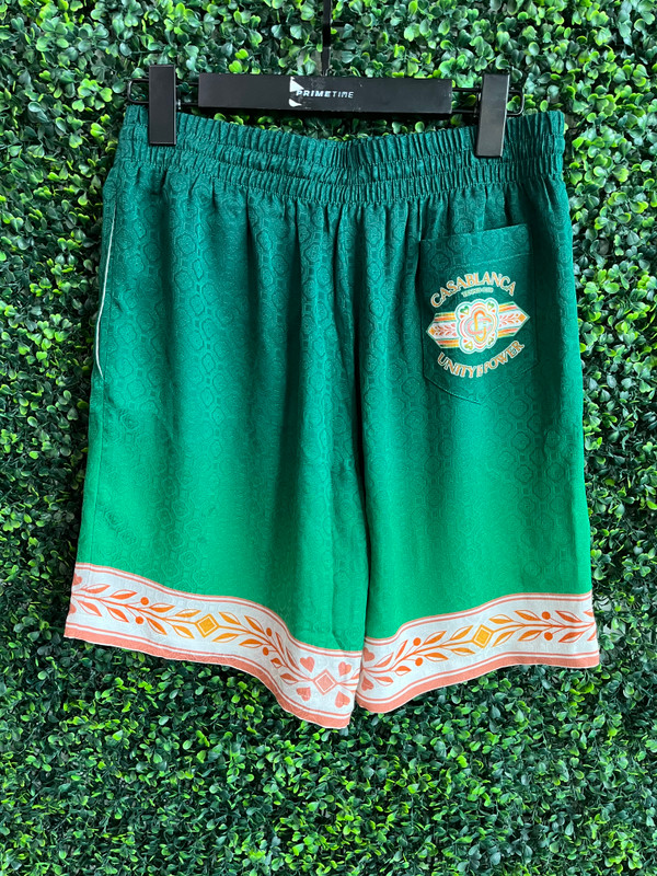 BRAND NEW CASABLANCA UNITY IS POWER SILK SHORTS