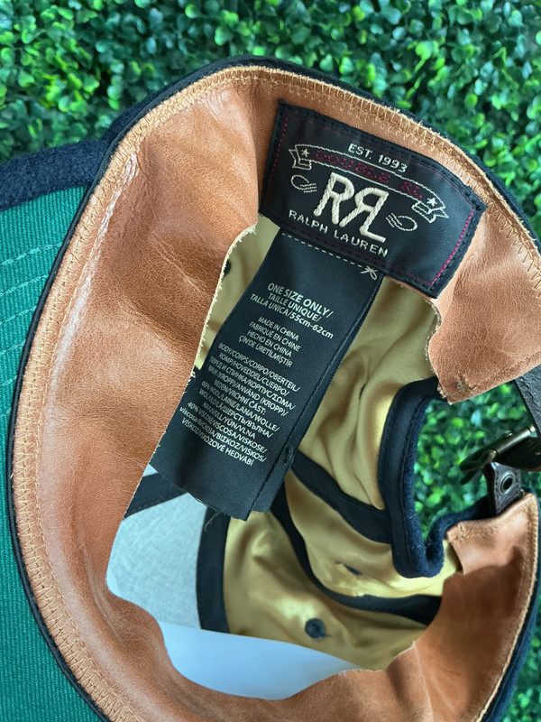 RALPH LAUREN RRL LIGHTNING LOGO WOOL CAP