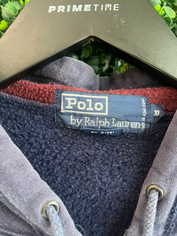 VINTAGE POLO RALPH LAUREN POLICE BADGE HOODIE