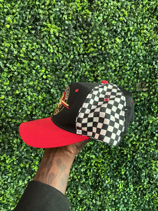 VINTAGE NASCAR WINSTON CUP CHECKERED FLAG SNAPBACK