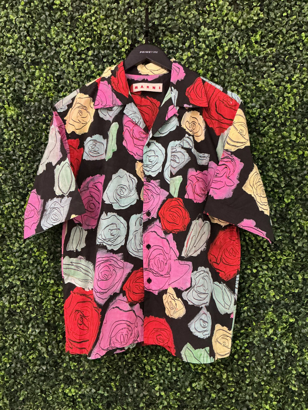 MARNI FLORAL BUTTON DOWN