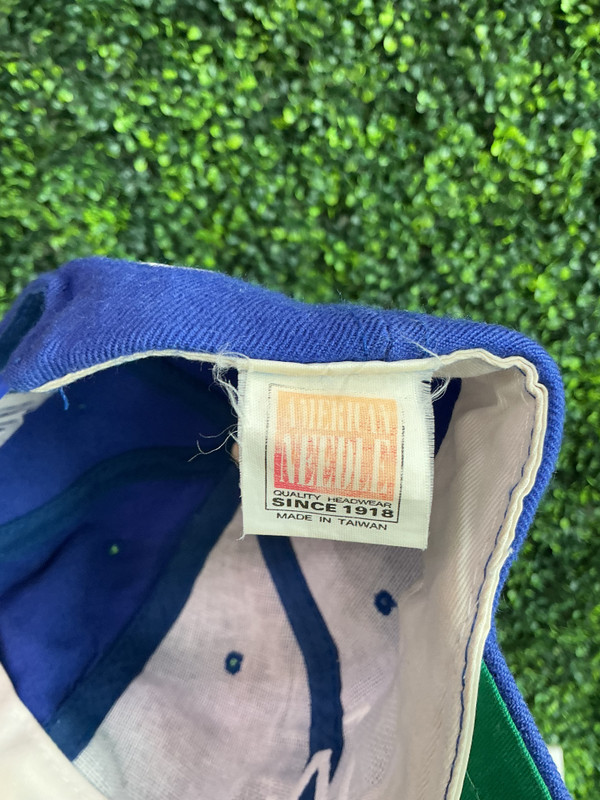 RARE LOS ANGELES DODGERS AMERICAN NEEDLE BLOCKHEAD SNAPBACK