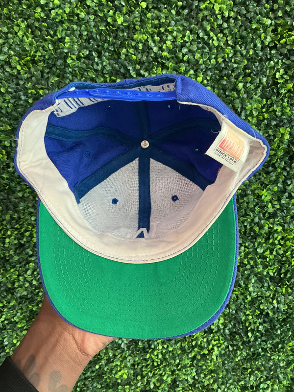 RARE LOS ANGELES DODGERS AMERICAN NEEDLE BLOCKHEAD SNAPBACK