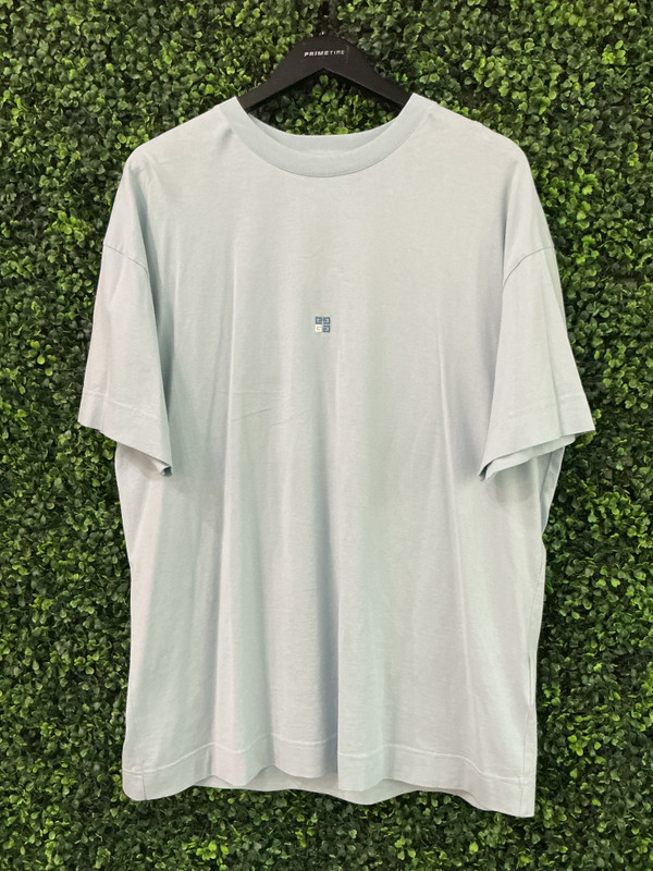 GIVENCHY SKY BLUE LOGO TEE