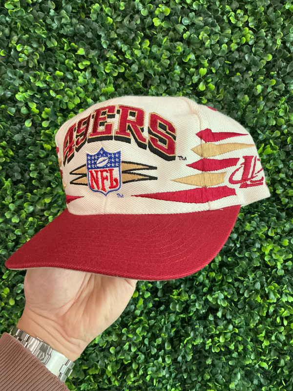 VINTAGE SAN FRANCISCO 49ERS DIAMOND CUT LOGO ATHLETIC SNAPBACK
