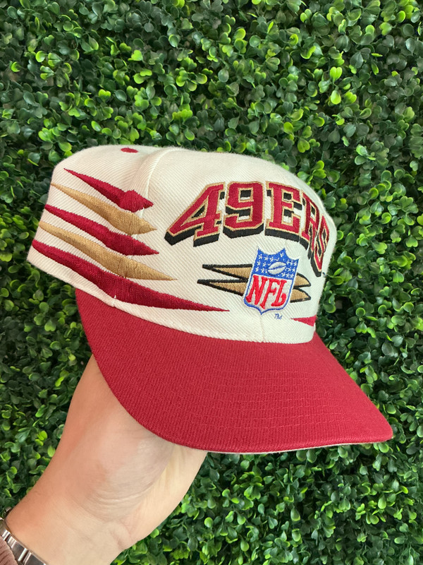 VINTAGE SAN FRANCISCO 49ERS DIAMOND CUT LOGO ATHLETIC SNAPBACK