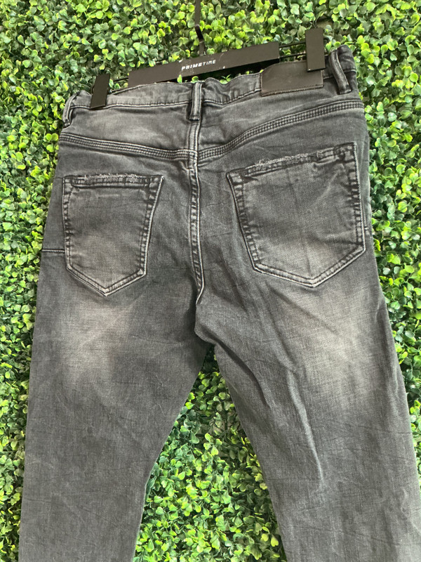 PURPLE BRAND BLACK DISTRESSED SKINNY FIT JEANS (SZ 29)