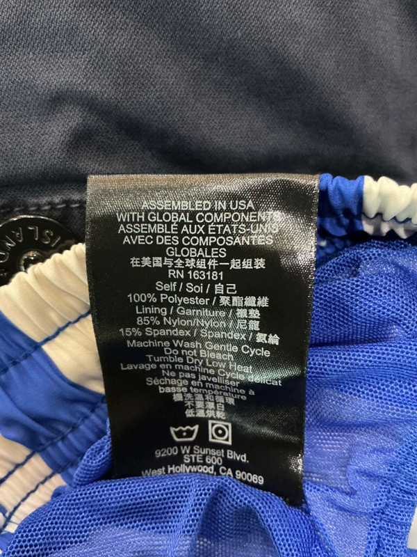RHUDE GRASSE SWIM TRUNKS