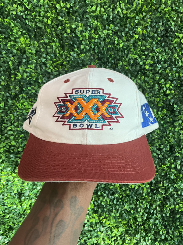 VINTAGE SUPER BOWL XXX LOGO 7 SNAPBACK