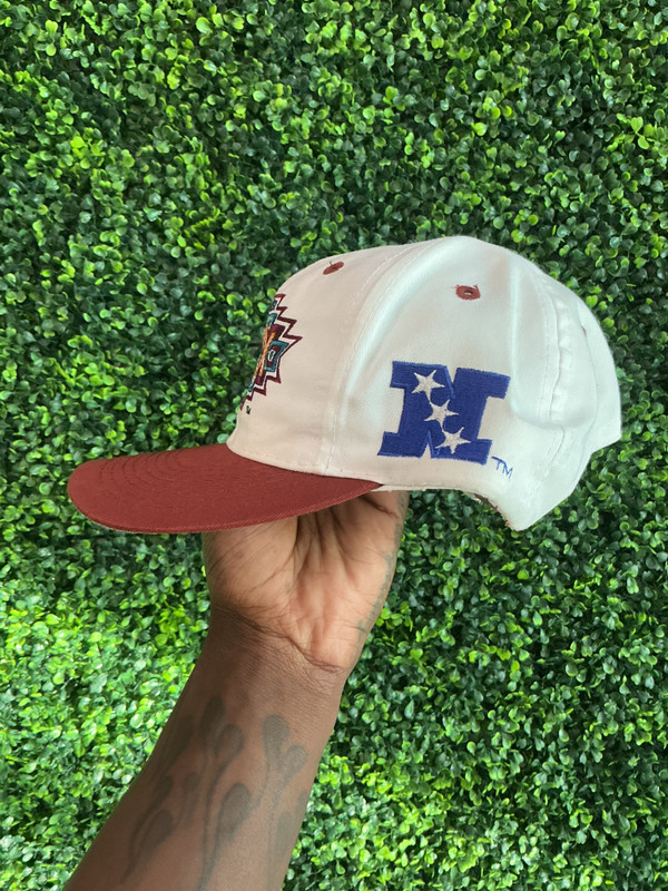 VINTAGE SUPER BOWL XXX LOGO 7 SNAPBACK