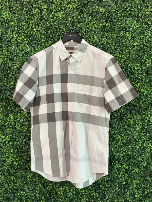 BURBERRY BRIT GREY BUTTON DOWN