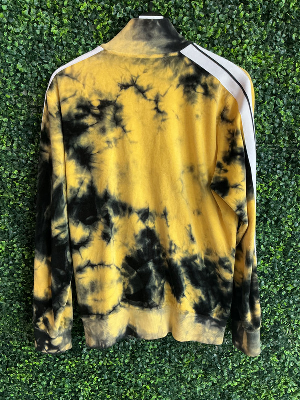 PALM ANGELS YELLOW TIE DIE TRACK JACKET
