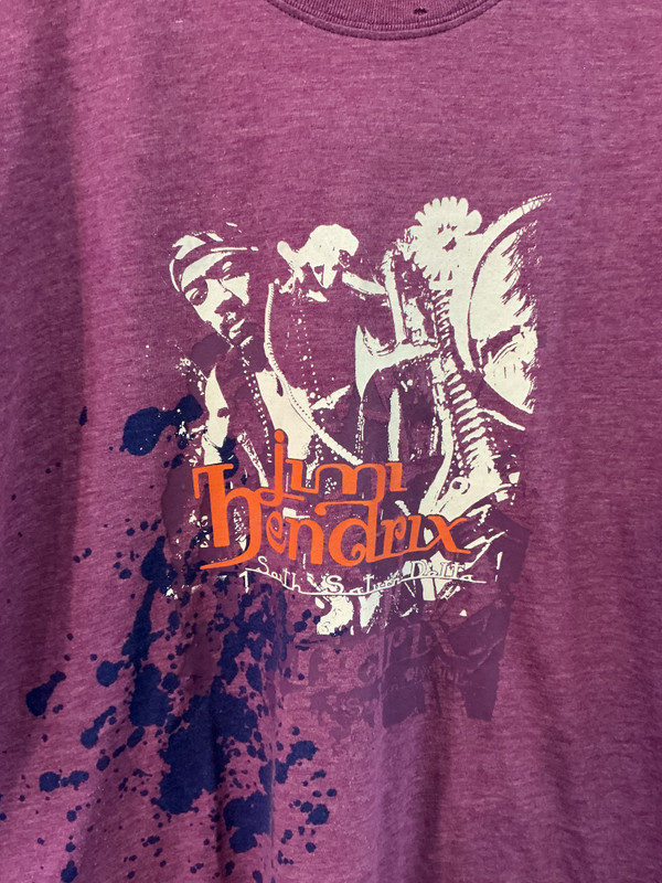 VINTAGE JIMI HENDRIX PURPLE TEE