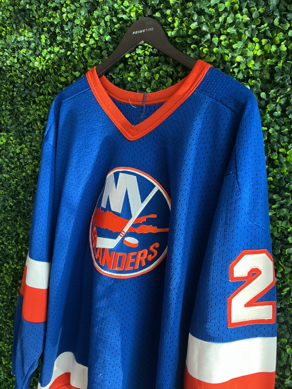 VINTAGE KEN BAUMGARTNER NEW YORK ISLANDERS JERSEY