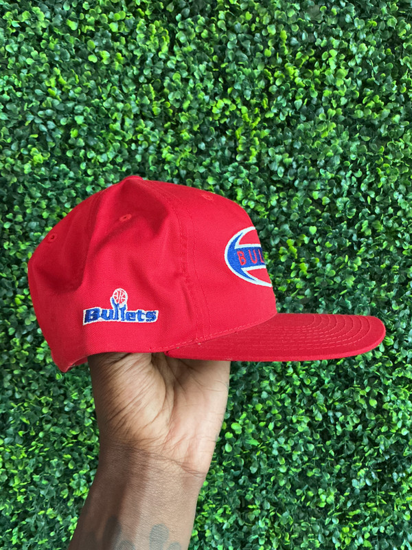 VINTAGE WASHINGTON BULLETS ANNCO SNAPBACK