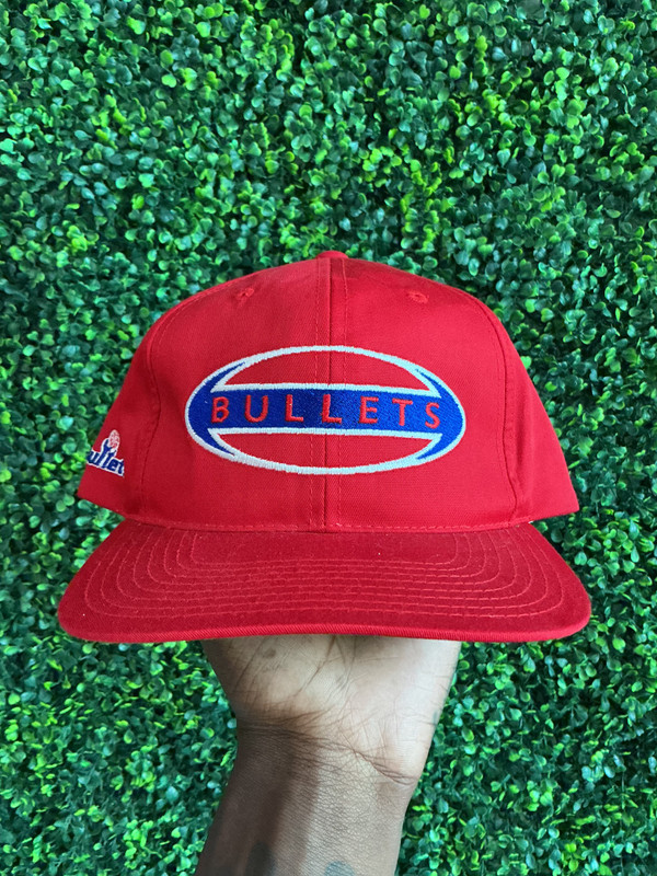 VINTAGE WASHINGTON BULLETS ANNCO SNAPBACK