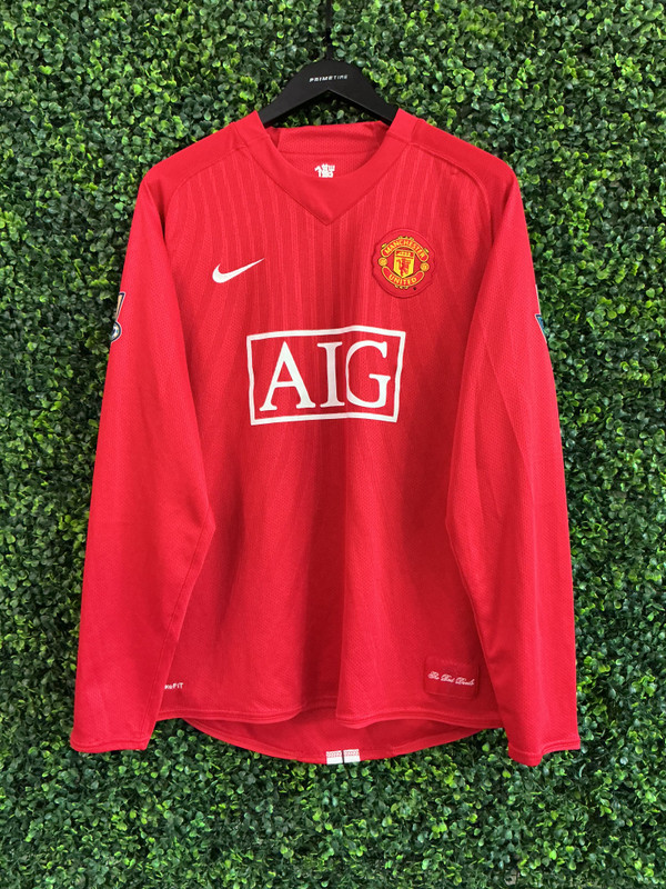 RYAN GIGGS MANCHESTER UNITED 2007-09 NIKE KIT