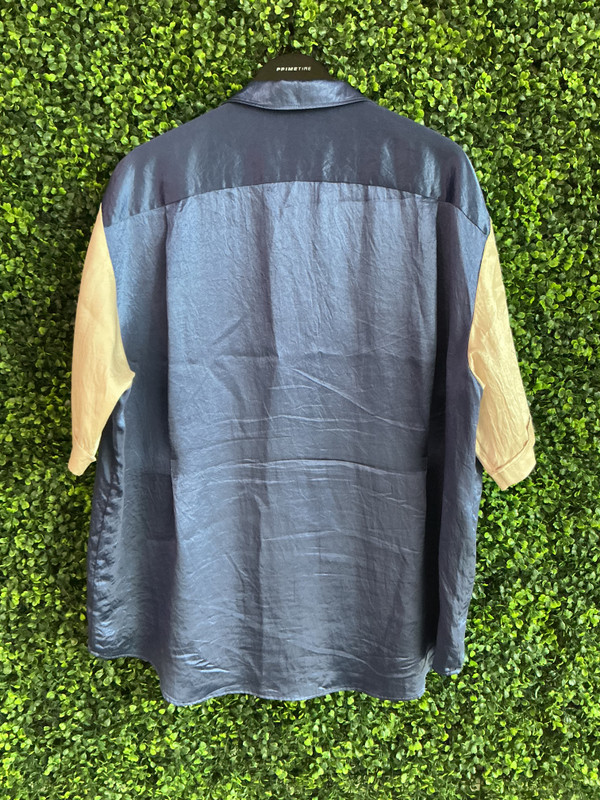 GUCCI SILK INTERLOCKING LOGO BOWLING SHIRT