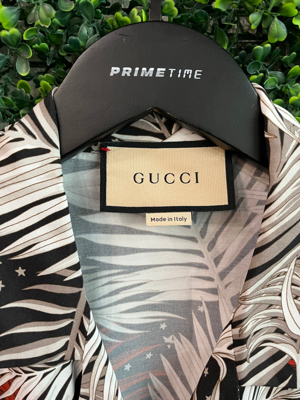 GUCCI  VISCOSE BOWLING SHIRT