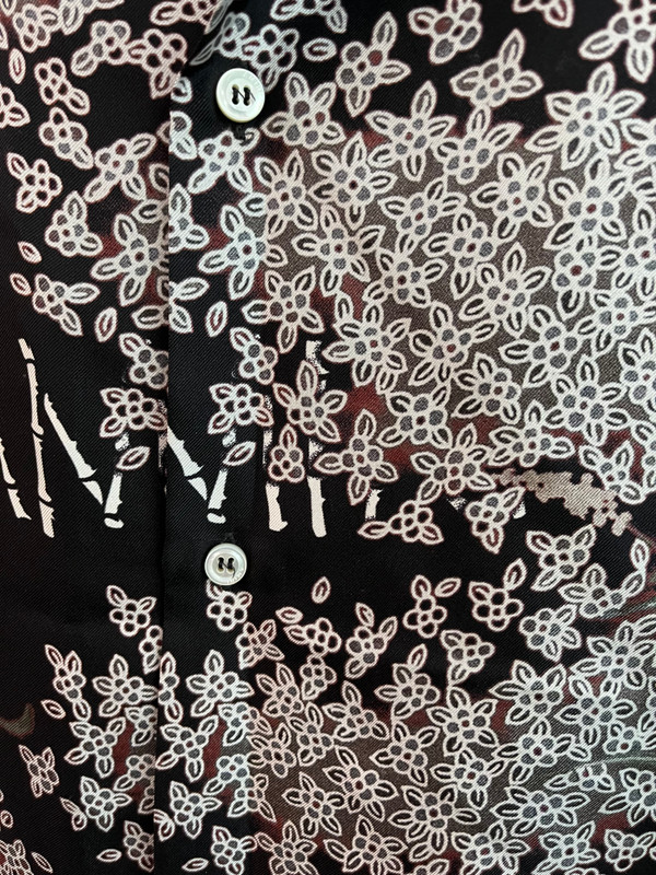 AMIRI SILK FLORAL SHIRT