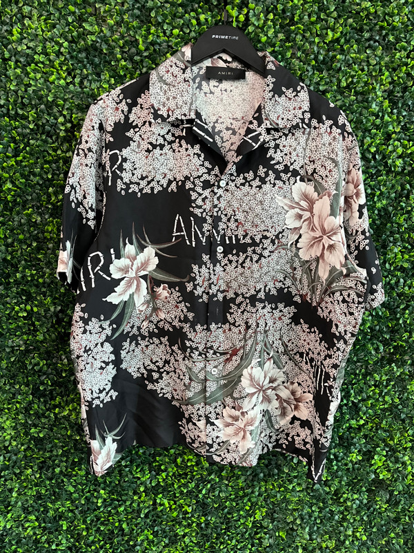 AMIRI SILK FLORAL SHIRT