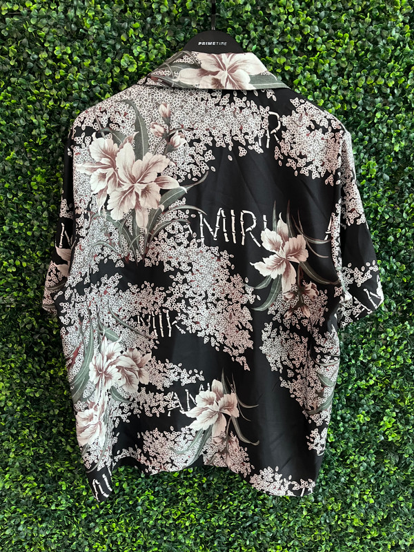 AMIRI SILK FLORAL SHIRT