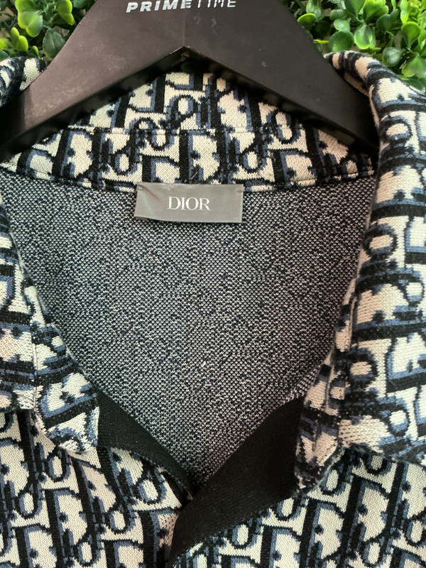 DIOR OBLIQUE KASURI BUTTON UP